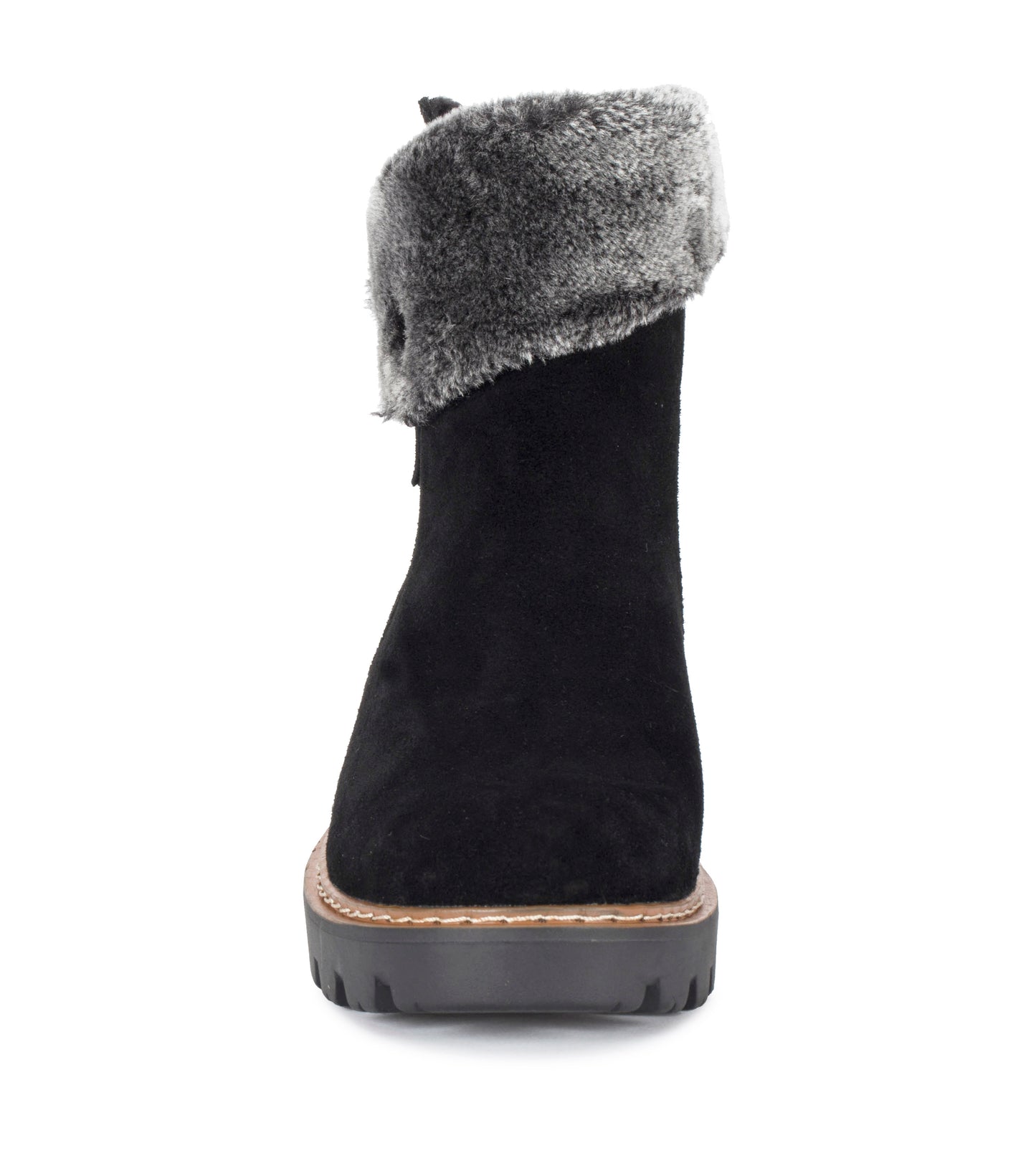 Wyoming - Black Suede - Front